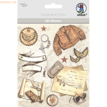 5 x Ludwig Bähr 3D-Sticker Motiv 22 - Abenteuer 5 x Ludwig Bähr 3D-Sticker Motiv 22 - Abenteuer von Ludwig Bähr