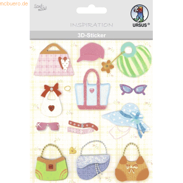 5 x Ludwig Bähr 3D-Sticker Motiv 31 - Handtaschen 5 x Ludwig Bähr 3D-Sticker Motiv 31 - Handtaschen von Ludwig Bähr