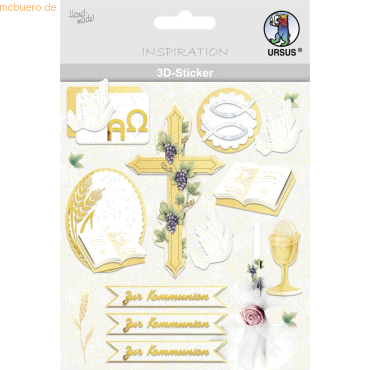 5 x Ludwig Bähr 3D-Sticker Motiv 44 - Kommunion 5 x Ludwig Bähr 3D-Sticker Motiv 44 - Kommunion von Ludwig Bähr