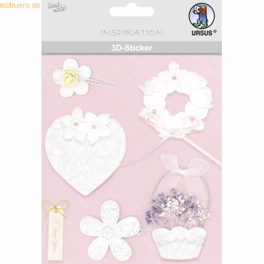 5 x Ludwig Bähr 3D-Sticker Motiv 52 - Blüten 5 x Ludwig Bähr 3D-Sticker Motiv 52 - Blüten von Ludwig Bähr