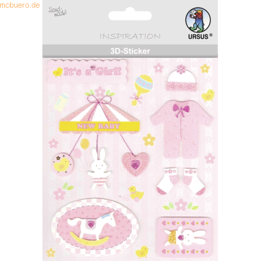 5 x Ludwig Bähr 3D-Sticker Motiv 58 - Geburt/Mädchen 5 x Ludwig Bähr 3D-Sticker Motiv 58 - Geburt/Mädchen von Ludwig Bähr