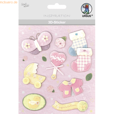 5 x Ludwig Bähr 3D-Sticker Motiv 61 - Geburt 5 x Ludwig Bähr 3D-Sticker Motiv 61 - Geburt von Ludwig Bähr