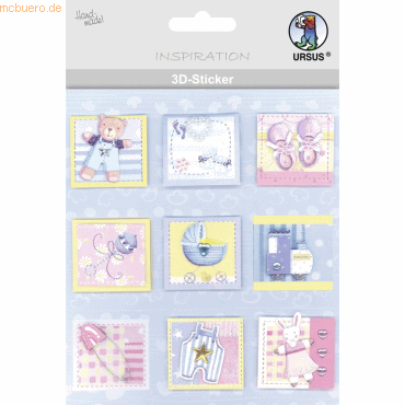 5 x Ludwig Bähr 3D-Sticker Motiv 95 - Baby 5 x Ludwig Bähr 3D-Sticker Motiv 95 - Baby von Ludwig Bähr