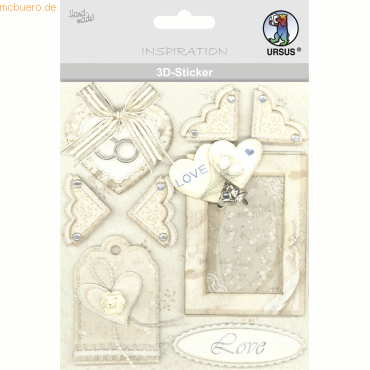 5 x Ludwig Bähr 3D-Sticker Motiv 98 - Liebe 5 x Ludwig Bähr 3D-Sticker Motiv 98 - Liebe von Ludwig Bähr