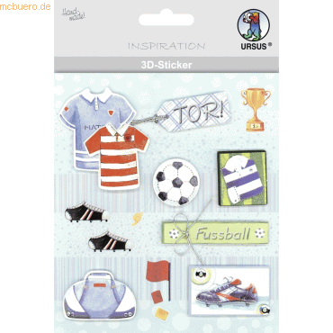5 x Ludwig Bähr 3D-Sticker Motiv 99 - Fussball 5 x Ludwig Bähr 3D-Sticker Motiv 99 - Fussball von Ludwig Bähr