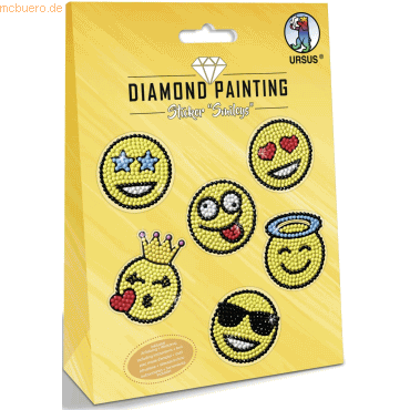 5 x Ludwig Bähr Diamond Painting Sticker 'Smileys' 5 x Ludwig Bähr Diamond Painting Sticker 'Smileys' von Ludwig Bähr