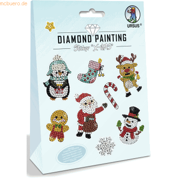 5 x Ludwig Bähr Diamond Painting Sticker 'X-mas' von Ludwig Bähr