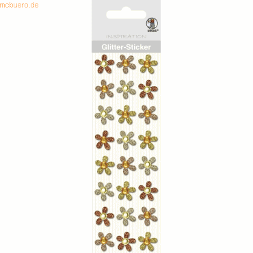 5 x Ludwig Bähr Glitter Sticker Blüten VE=24 Stück gelb 5 x Ludwig Bähr Glitter Sticker Blüten VE=24 Stück gelb von Ludwig Bähr