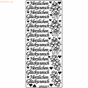 5 x Ludwig Bähr Kreativsticker 10x23cm Motiv 08 VE=1 Stück silber 5 x Ludwig Bähr Kreativsticker 10x23cm Motiv 08 VE=1 Stück silber von Ludwig Bähr