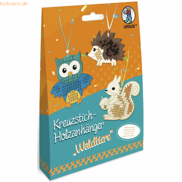 5 x Ludwig Bähr Kreuzstich-Holzanhänger Waldtiere Bastelset VE=3 Stück 5 x Ludwig Bähr Kreuzstich-Holzanhänger Waldtiere Bastelset VE=3 Stück von Ludwig Bähr