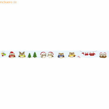 5 x Ludwig Bähr Masking Tape 15mmx10m Weihnachten Eule 5 x Ludwig Bähr Masking Tape 15mmx10m Weihnachten Eule von Ludwig Bähr