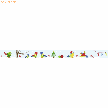 5 x Ludwig Bähr Masking Tape 15mmx10m Weihnachten Vögel 5 x Ludwig Bähr Masking Tape 15mmx10m Weihnachten Vögel von Ludwig Bähr