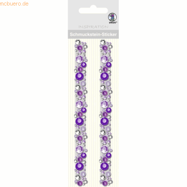 5 x Ludwig Bähr Schmucksteinsticker Bordüren Fancy VE=2 Stück violett 5 x Ludwig Bähr Schmucksteinsticker Bordüren Fancy VE=2 Stück violett von Ludwig Bähr