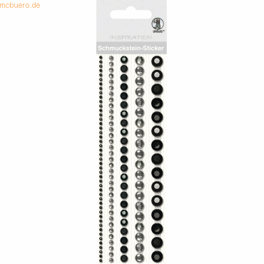 5 x Ludwig Bähr Schmucksteinsticker Bordüren rund VE=5 Stück 5 Größen von Ludwig Bähr