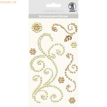 5 x Ludwig Bähr Schmucksteinsticker Ornamente VE=8 Stück gelb 5 x Ludwig Bähr Schmucksteinsticker Ornamente VE=8 Stück gelb von Ludwig Bähr