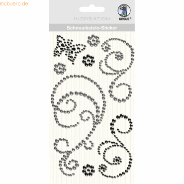5 x Ludwig Bähr Schmucksteinsticker Ornamente VE=8 Stück schwarz 5 x Ludwig Bähr Schmucksteinsticker Ornamente VE=8 Stück schwarz von Ludwig Bähr