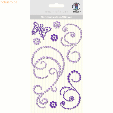 5 x Ludwig Bähr Schmucksteinsticker Ornamente VE=8 Stück violett 5 x Ludwig Bähr Schmucksteinsticker Ornamente VE=8 Stück violett von Ludwig Bähr