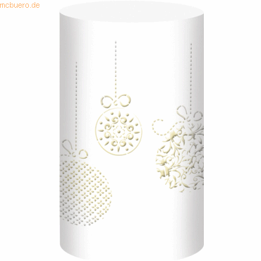 5 x Ludwig Bähr Silhouetten-Tischlicht Filigrano Weihnachtskugeln weiß 5 x Ludwig Bähr Silhouetten-Tischlicht Filigrano Weihnachtskugeln weiß von Ludwig Bähr
