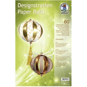 Ludwig Bähr Bastelset Designstreifen Paper Balls Ouverture von Ludwig Bähr