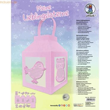 Ludwig Bähr Bastelset Meine Lieblingslaterne Rosa Ludwig Bähr Bastelset Meine Lieblingslaterne Rosa von Ludwig Bähr