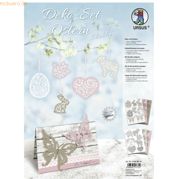 Ludwig Bähr Deko-Set Ostern 'Shabby' 6 Blatt Fotokarton 300g/qm sortie Ludwig Bähr Deko-Set Ostern 'Shabby' 6 Blatt Fotokarton 300g/qm sortie von Ludwig Bähr