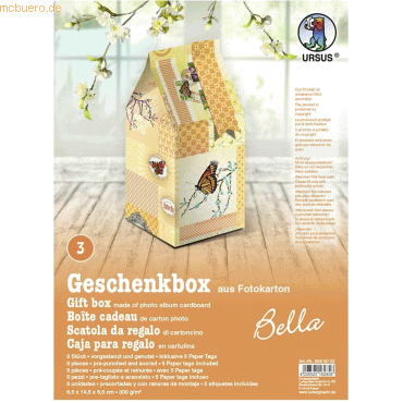 Ludwig Bähr Geschenkbox Bella 6,5x14,5x6,5cm VE=5 Stück Motiv: 03 von Ludwig Bähr