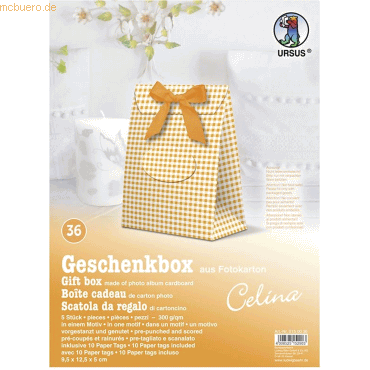 Ludwig Bähr Geschenkbox Celina 9,5x12,5x5cm VE=5 Stück Motiv: 36 von Ludwig Bähr