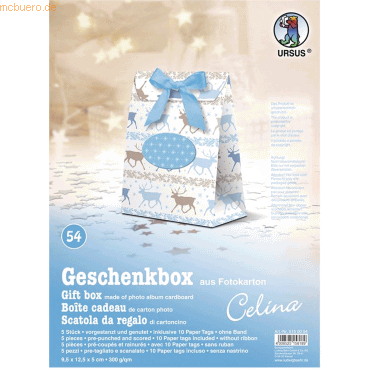 Ludwig Bähr Geschenkbox Celina 9,5x12,5x5cm VE=5 Stück Motiv: 54 von Ludwig Bähr