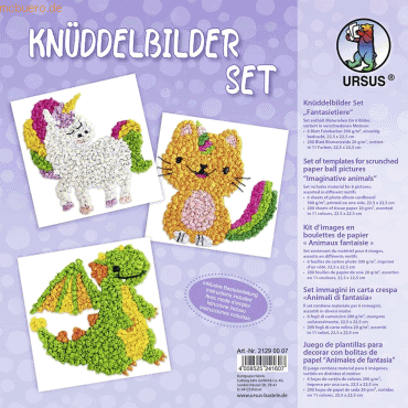 Ludwig Bähr Knüddelbilder-Set 'Fantasietiere' Ludwig Bähr Knüddelbilder-Set 'Fantasietiere' von Ludwig Bähr