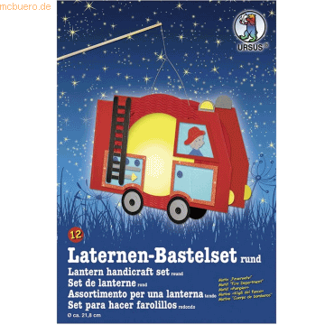 Ludwig Bähr Laternen-Bastelset 12 'Feuerwehr' Ludwig Bähr Laternen-Bastelset 12 'Feuerwehr' von Ludwig Bähr