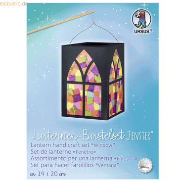 Ludwig Bähr Laternen-Bastelset Fenster 300g/qm 14x20cm schwarz Ludwig Bähr Laternen-Bastelset Fenster 300g/qm 14x20cm schwarz von Ludwig Bähr