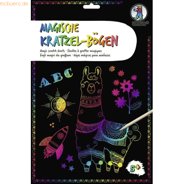 Ludwig Bähr Magische Kratzelbögen A4 VE=10 Blatt mit Bambus-Stick Ludwig Bähr Magische Kratzelbögen A4 VE=10 Blatt mit Bambus-Stick von Ludwig Bähr