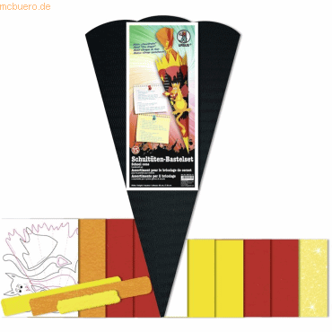 Ludwig Bähr Schultüten-Bastelset 68cm Feuerdrache Ludwig Bähr Schultüten-Bastelset 68cm Feuerdrache von Ludwig Bähr