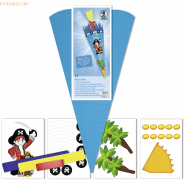 Ludwig Bähr Schultüten-Bastelset 68cm easy line Pirat Ludwig Bähr Schultüten-Bastelset 68cm easy line Pirat von Ludwig Bähr