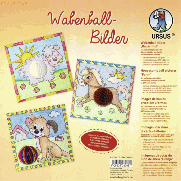 Ludwig Bähr Wabenball-Bilder 'Bauernhof' Ludwig Bähr Wabenball-Bilder 'Bauernhof' von Ludwig Bähr