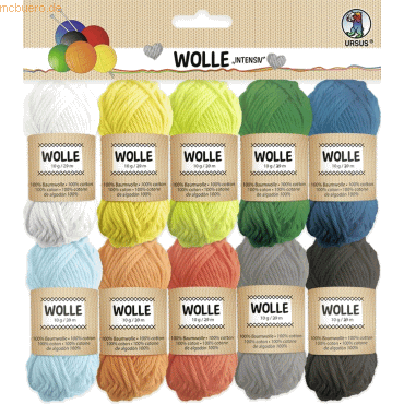 Ludwig Bähr Wolle 'Intensiv' 10g VE=10 Stück farbig sortiert Ludwig Bähr Wolle 'Intensiv' 10g VE=10 Stück farbig sortiert von Ludwig Bähr
