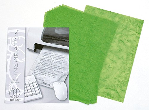 Strohseide "Digital", 10 Blatt, DIN A4 Hellgrün Strohseide "Digital", 10 Blatt, DIN A4 Hellgrün von Ludwig Bähr