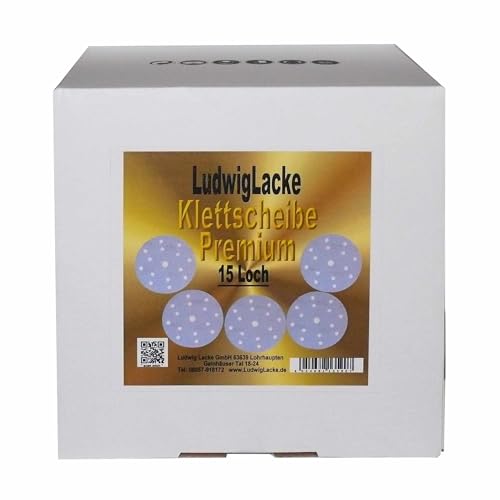 Klettscheiben 100 Schleifpapier 15Loch 150mm K600 Autolack Klettscheiben 100 Schleifpapier 15Loch 150mm K600 Autolack von Ludwiglacke