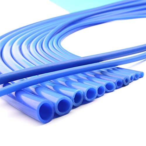Cqinju-Flexibler Silikonschlauch 1 Meter blaue Lebensmittelqualität Silikon-Vakuumrohrschlauch 2mm ~ 25mm flexible Lebensmittelqualität Kieselgel-Gel-Rohr Autolinien-Rohrrohr, Breites Anwendungsspektr von Lueao
