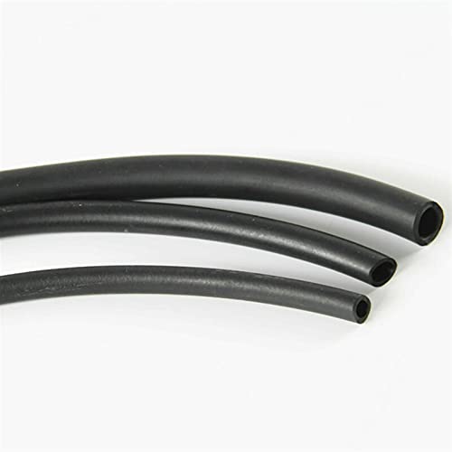 Cqinju-Flexibler Silikonschlauch 1m 3mm ~ 19mm schwarz Mehrsilber glattes Nitril-Gummi-Schlauchrohr, Breites Anwendungsspektrum (Color : 16x21mm, Length : 1m) von Lueao