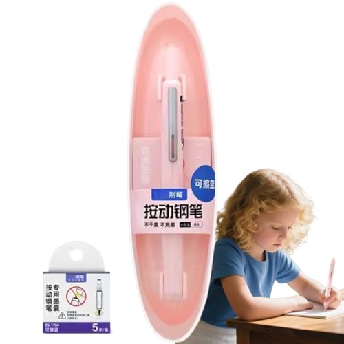 Lueear Füllfederhalter, einziehbar für glattes Schreiben, 0,38 mm, nachfüllbare Tintenpatronen, Werkzeug für Büro, Studenten, Kinder, Zeichnen, Kalligraphie, Kritzeln, Graffiti, Schule, Journaling Lueear Füllfederhalter, einziehbar für glattes Schreiben, 0,38 mm, nachfüllbare Tintenpatronen, Werkzeug für Büro, Studenten, Kinder, Zeichnen, Kalligraphie, Kritzeln, Graffiti, Schule, Journaling von Lueear