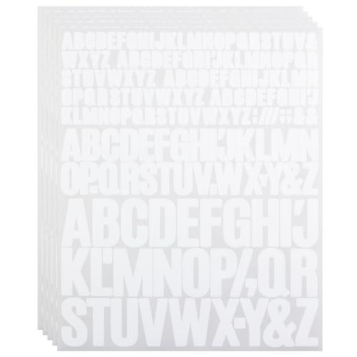 900 Stücke Buchstaben Aufkleber,5 Blätter Selbstklebendes Vinyl Buchstaben Kit für für den Außenbereich, Postfach,Schilder, Scrapbook, DIY und Basteln, 0,5 Zoll, 1 Zoll und 1,5 Zoll 900 Stücke Buchstaben Aufkleber,5 Blätter Selbstklebendes Vinyl Buchstaben Kit für für den Außenbereich, Postfach,Schilder, Scrapbook, DIY und Basteln, 0,5 Zoll, 1 Zoll und 1,5 Zoll von LuenHego