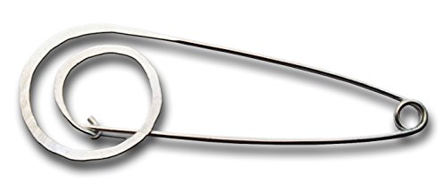 LÜNA Schalnadel, Schmucknadel, Tuchnadel, silber eloxiert Größe 10 cm LÜNA Schalnadel, Schmucknadel, Tuchnadel, silber eloxiert Größe 10 cm von Lüna Knöpfe