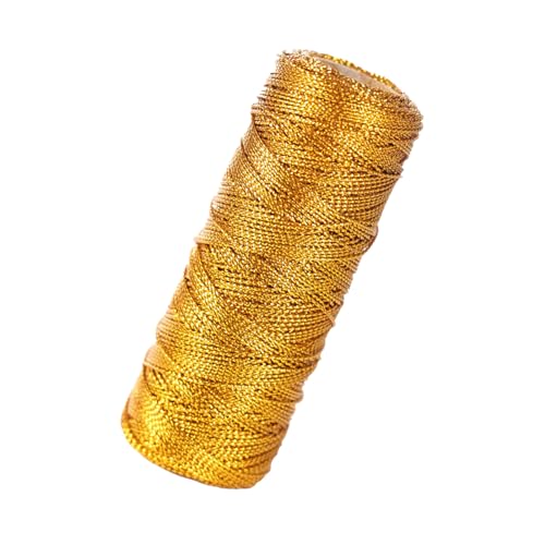 1.5MM Gold Schnur 100M Gold Metallic Kordel, Nicht Elastisch Kordelband Schnur, DIY Bastelschnur für Kordel Weihnachten, Geschenkverpackung, Basteln Handwerk Goldfaden 1.5MM Gold Schnur 100M Gold Metallic Kordel, Nicht Elastisch Kordelband Schnur, DIY Bastelschnur für Kordel Weihnachten, Geschenkverpackung, Basteln Handwerk Goldfaden von Lufdegim