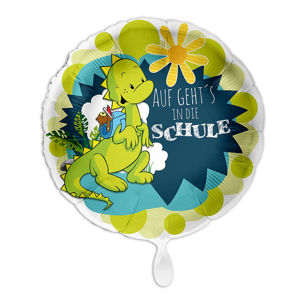Auf geht´s in die Schule, Luftballon Drache für Luft u. Heliumfüllung Auf geht´s in die Schule, Luftballon Drache für Luft u. Heliumfüllung von Luftballon-Markt GmbH