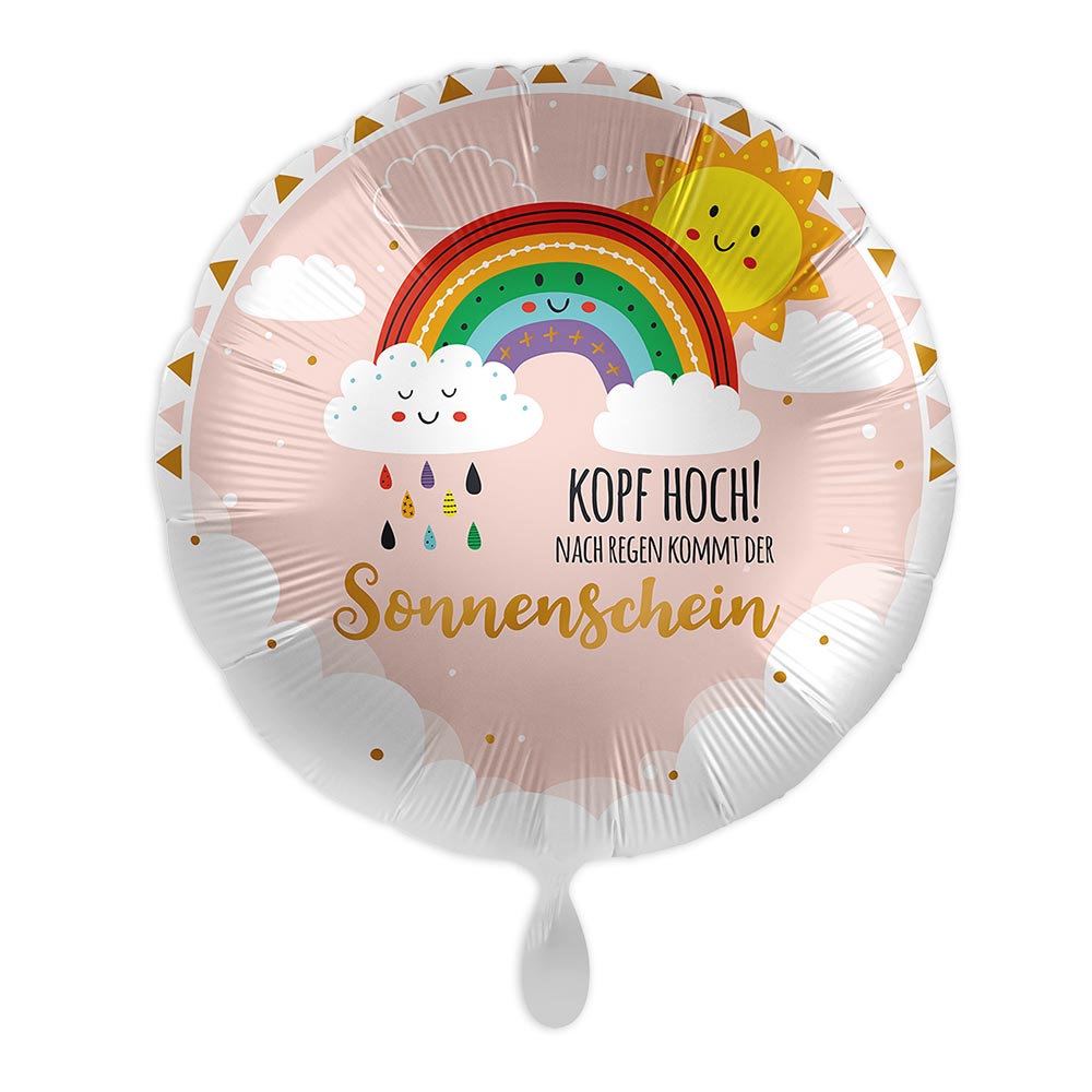 Ballon Gute Besserung "Kopf Hoch Sonnenschein", Heliumballon Ø 34 cm Ballon Gute Besserung "Kopf Hoch Sonnenschein", Heliumballon Ø 34 cm von Luftballon-Markt GmbH