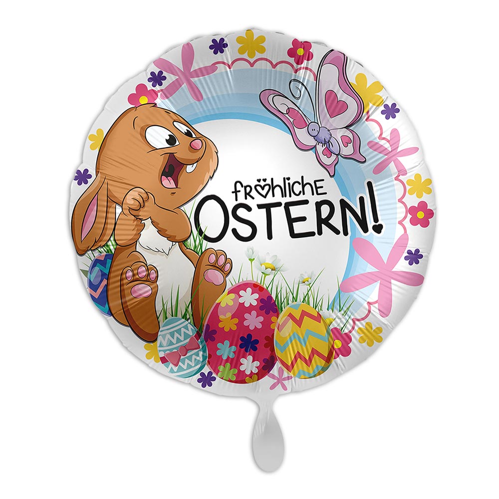 "Fröhliche Ostern", Heliumballon rund Ø 34 cm "Fröhliche Ostern", Heliumballon rund Ø 34 cm von Luftballon-Markt GmbH