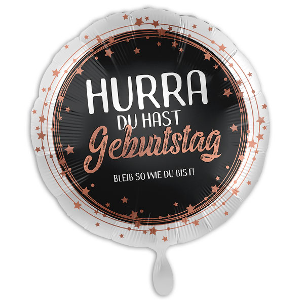 "Hurra Du hast Geburtstag" Heliumballon für Luft u. Heliumbefüllung "Hurra Du hast Geburtstag" Heliumballon für Luft u. Heliumbefüllung von Luftballon-Markt GmbH