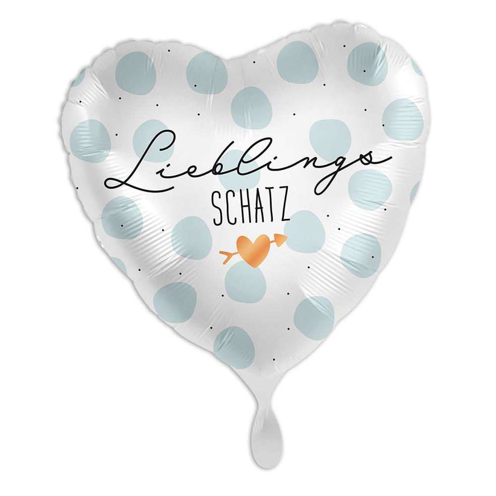 "Lieblingsschatz", Herzförmiger Folienballon "Lieblingsschatz", Herzförmiger Folienballon von Luftballon-Markt GmbH
