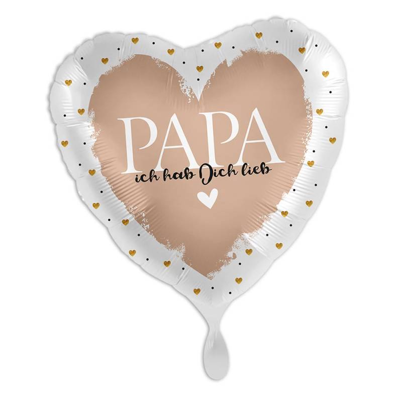 "Papa, ich hab Dich lieb", Herzförmiger Folienballon